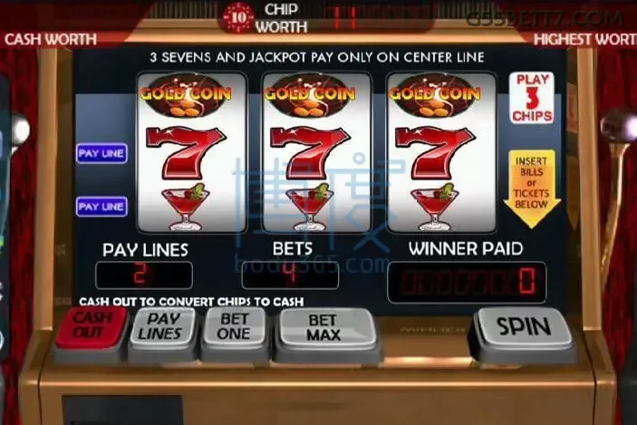 Catálogo de slots